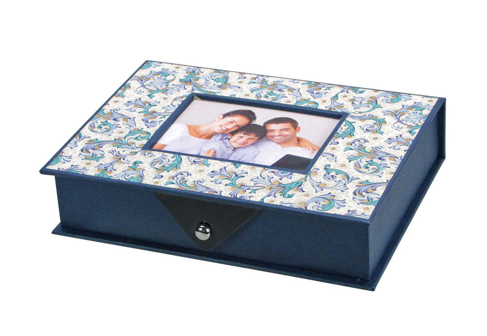 Coffre Leonardo bleu : n° 4006 grand