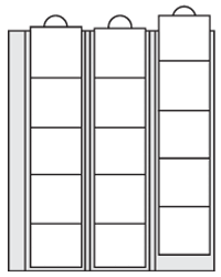 Feuilles de complément 7391 : n° 7391 PA - Paquet de 5 sans feuilles intermédiaires