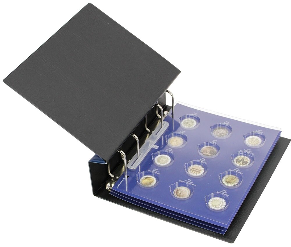Album TOPset de 2 pièces commémoratives de 2 euros en capsules : 7302-B1