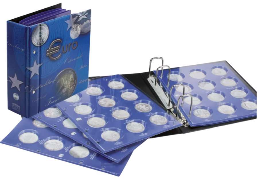 TOPset 10 album de collection Euro : n° 7310 pour pièces sans capsules