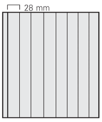 Feuille spéciale n° 7248 Garant - avec 8 bandes verticales