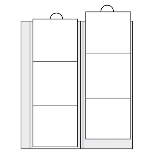 Feuilles de complément 7390 – PA - Paquet de 5 sans intercalaires