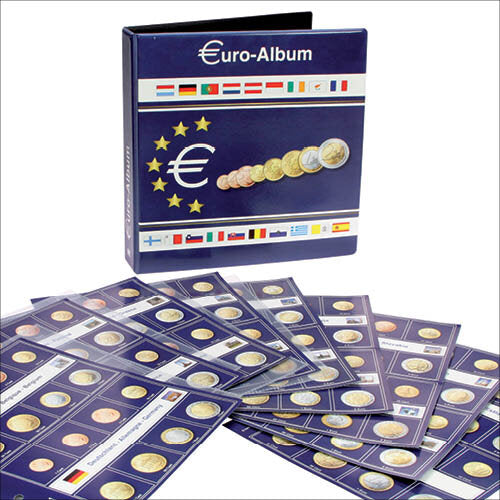 Album de pièces Designo pour ensembles en euros : n° 5300 avec 11 feuilles n° 5300