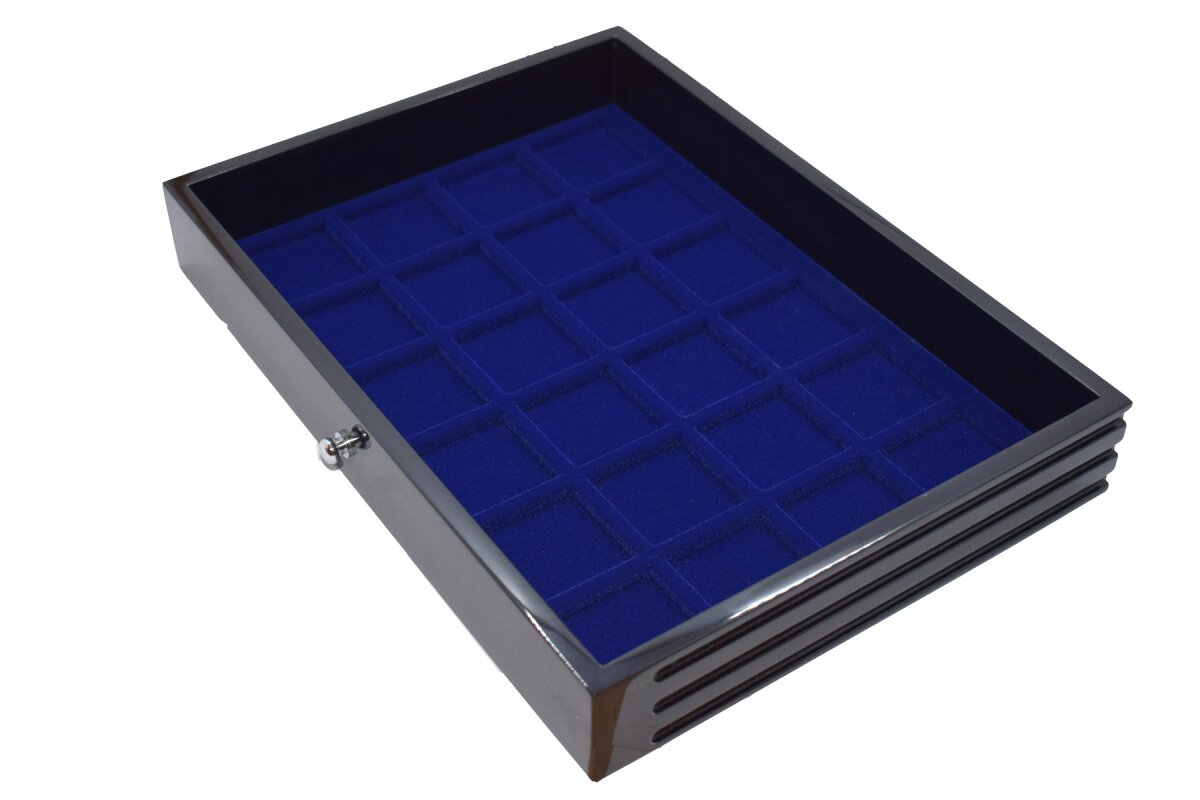 Tiroir 24 compartiments de 45 x 45 mm : n° 5947-2 hauteur 25 mm