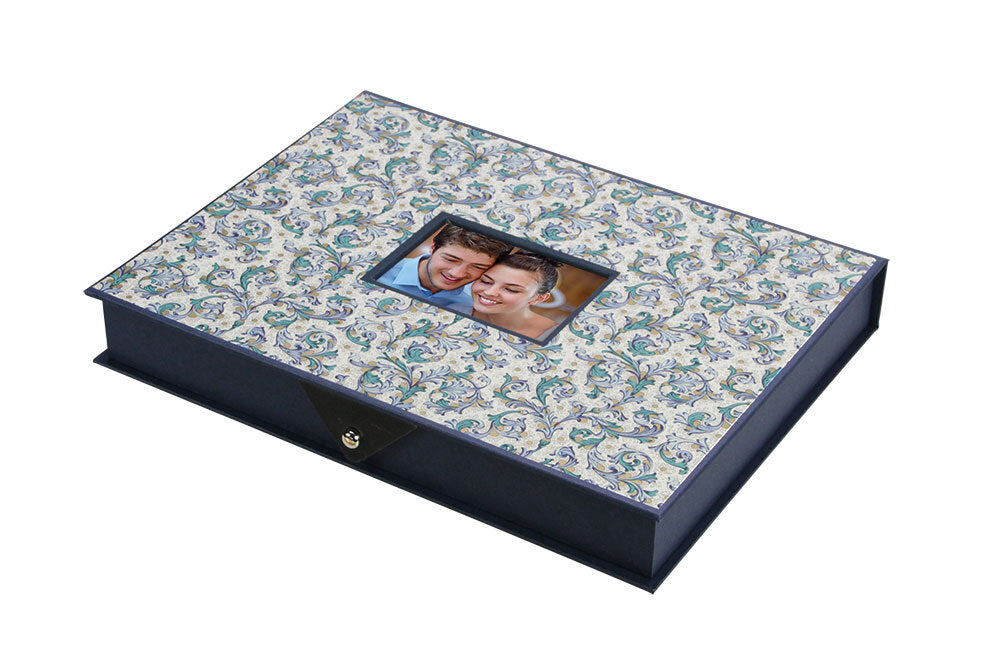 Coffre Leonardo bleu : n° 4006 grand