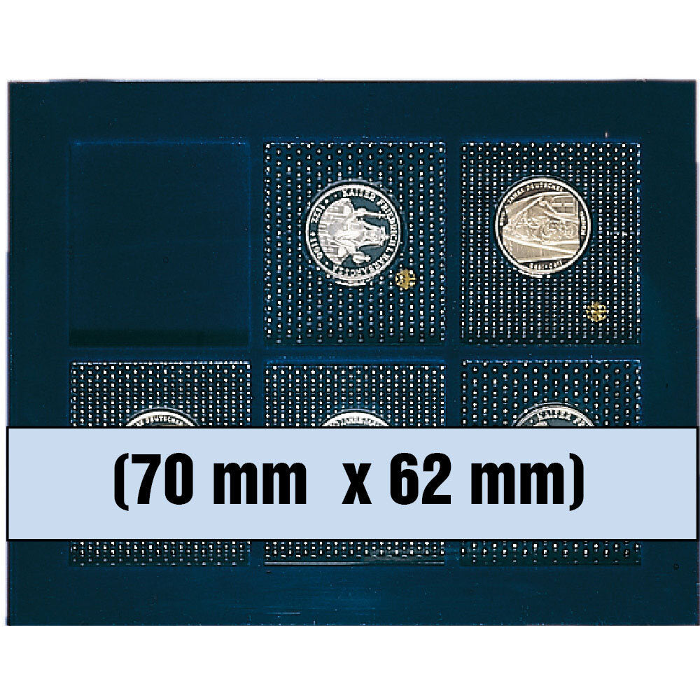 Tableau pour 10 DM PP ou pièces jusqu'à 62 mm Ø