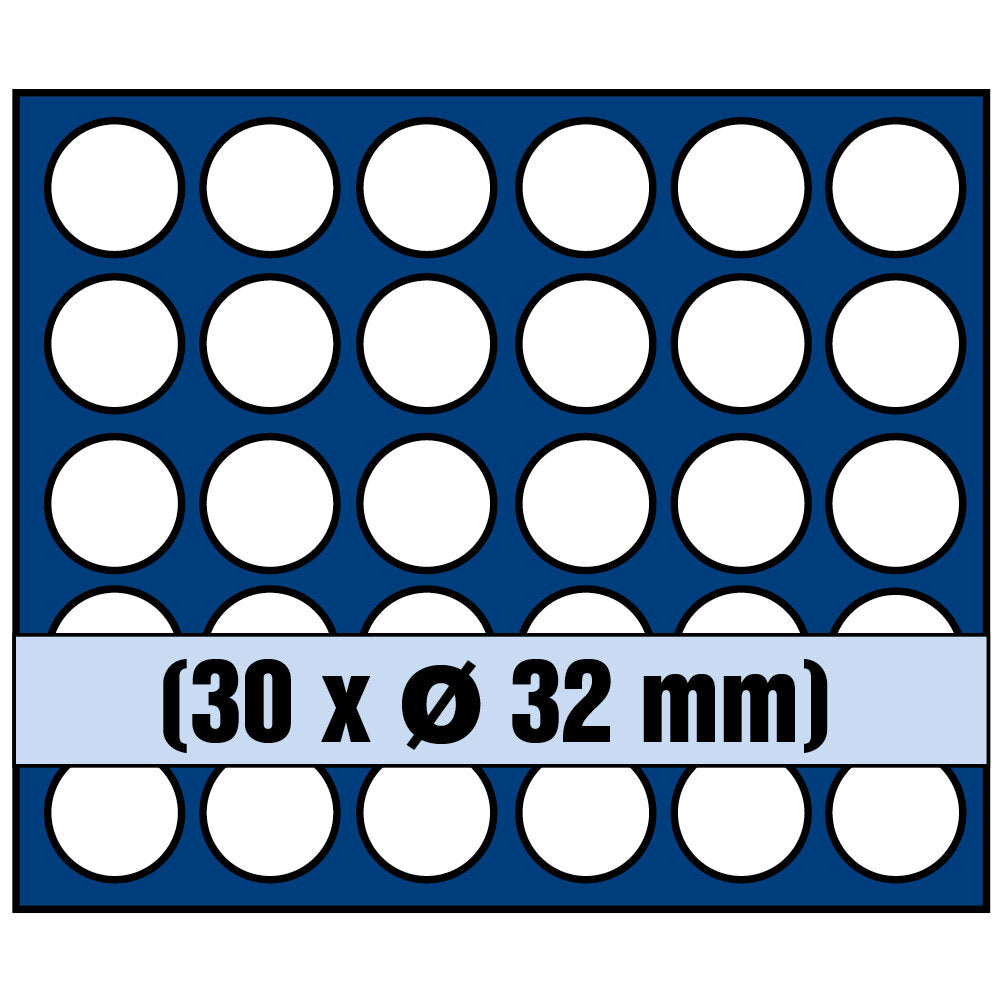 Tableau pour 30 pièces jusqu'à 32 mm Ø