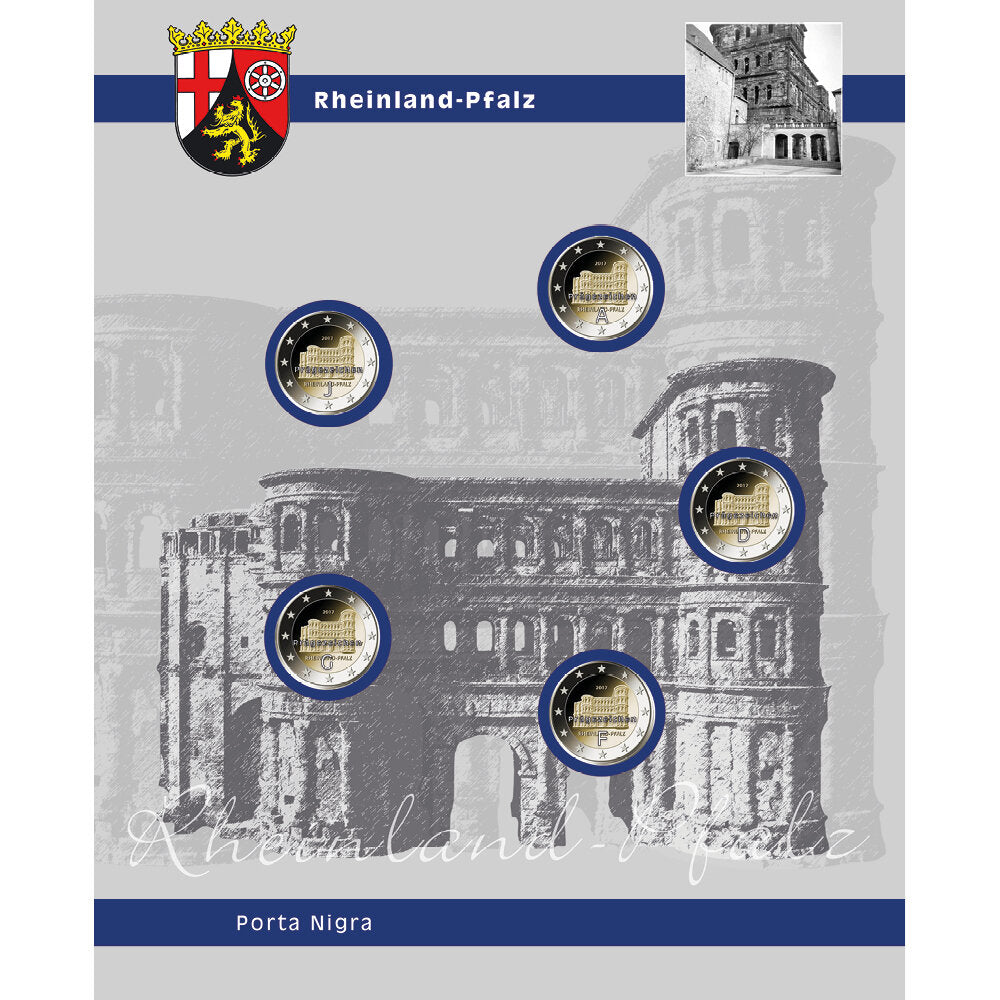 TOPset Feuille unique 2 Euro Rhénanie-Palatinat