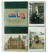 Feuilles de cartes postales pour classeurs Favorit
