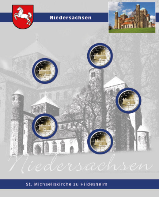 TOPset Feuille unique 2 Euro Niedersachsen