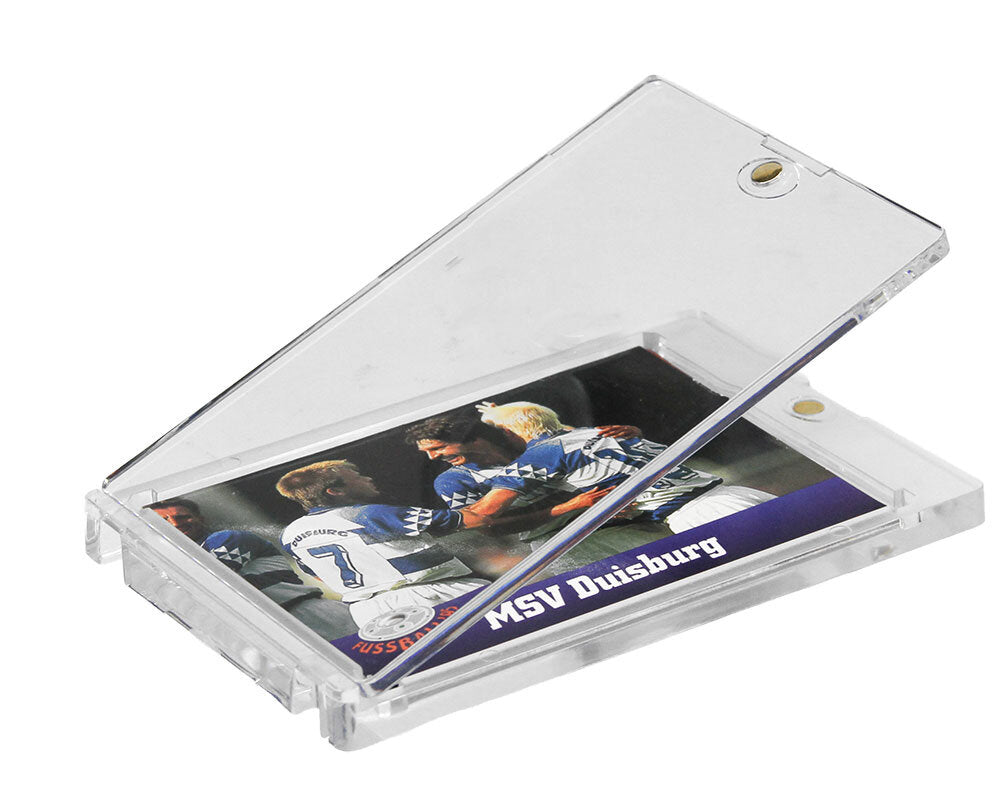Pochette magnétique en acrylique pour cartes : format de carte 90 × 64 mm, 360 PT, lot de 10