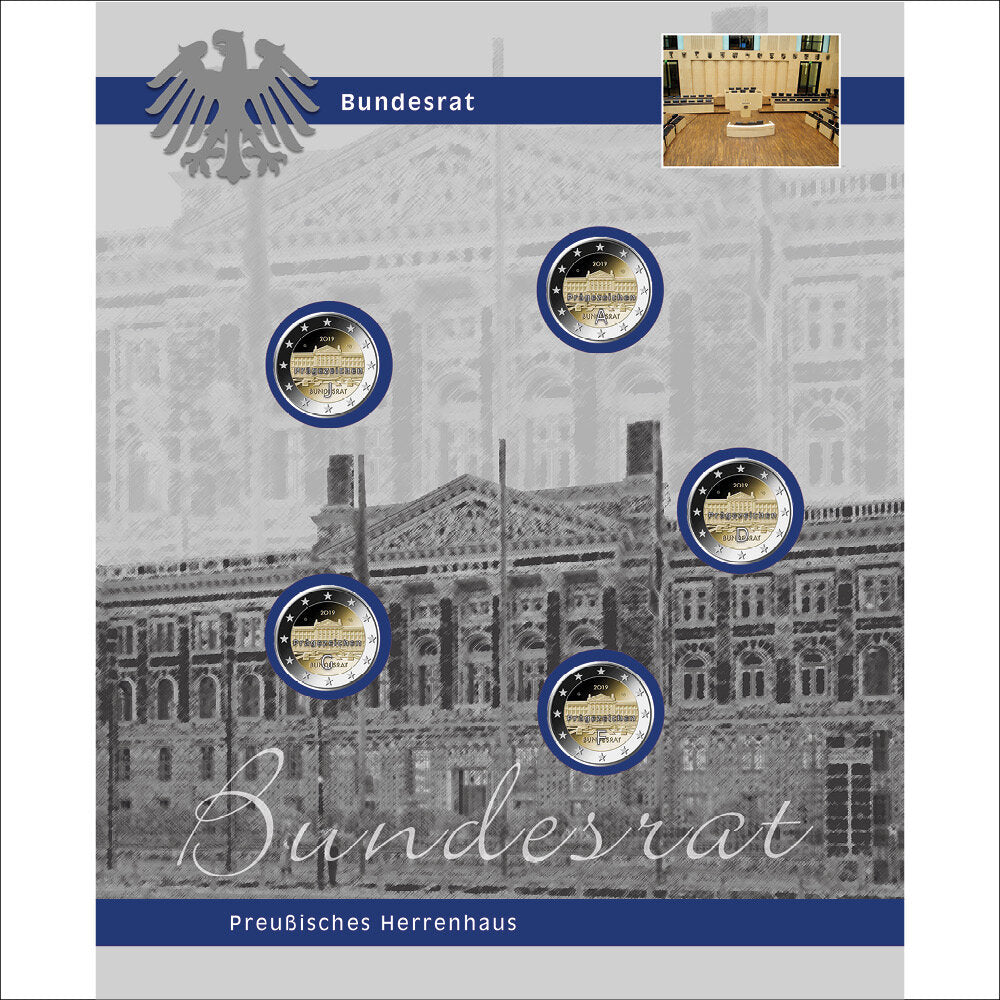 TOPset Feuille unique 2 Euro Bundesrat
