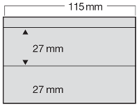 Carte d'insertion à clip 7482 7462 : n° 7482 Noir, avec 2 bandes de connexion