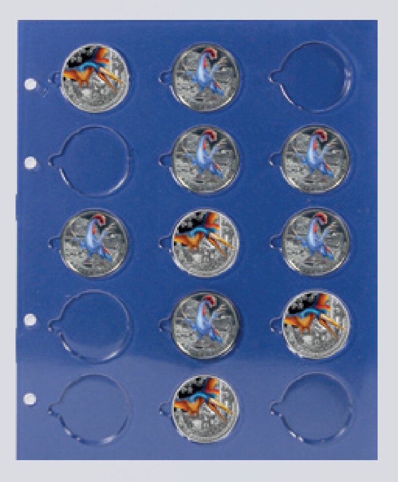 TOPset Feuille complémentaire 7796 15x 3€ Pièces Autriche