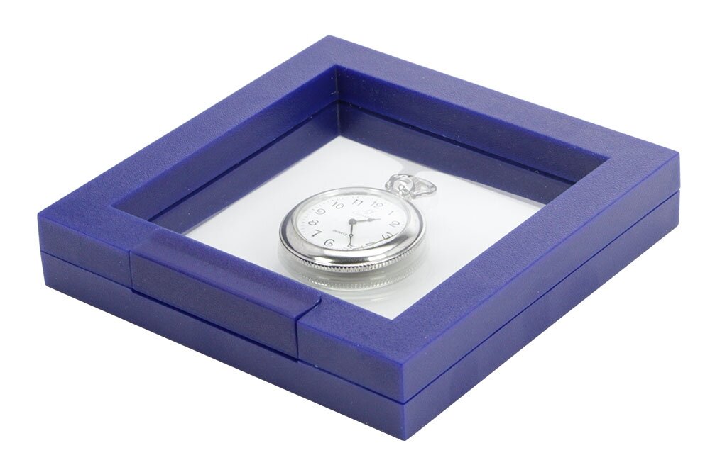 Cadre flottant 3D 13 x 13 cm : n° 4501 bleu