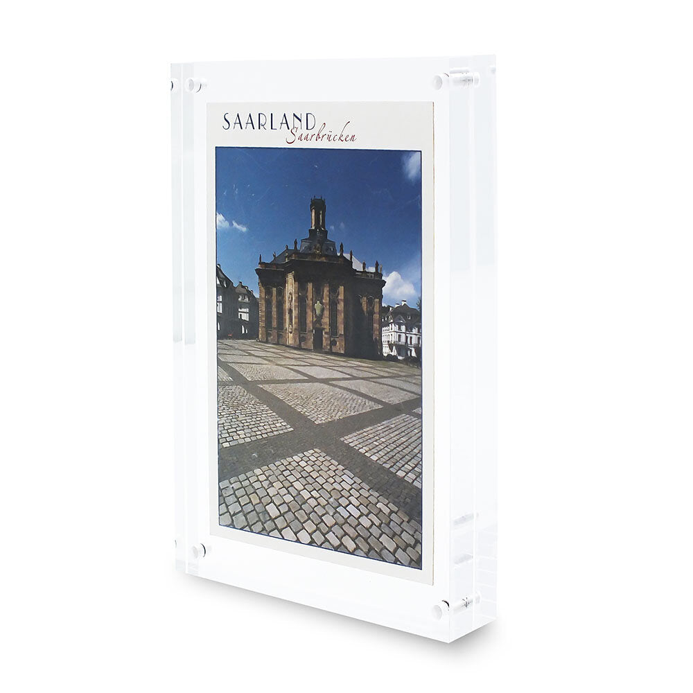 Cadre en acrylique pour cartes postales/photos : n° 5106 165 x 115 x 20 mm