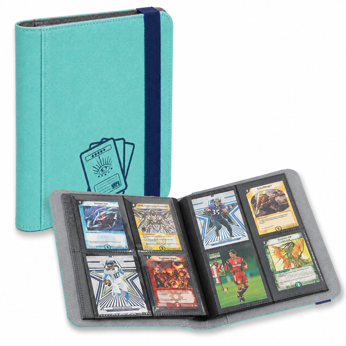 Album de collection « Color 2 x 2 » vert pour cartes à collectionner