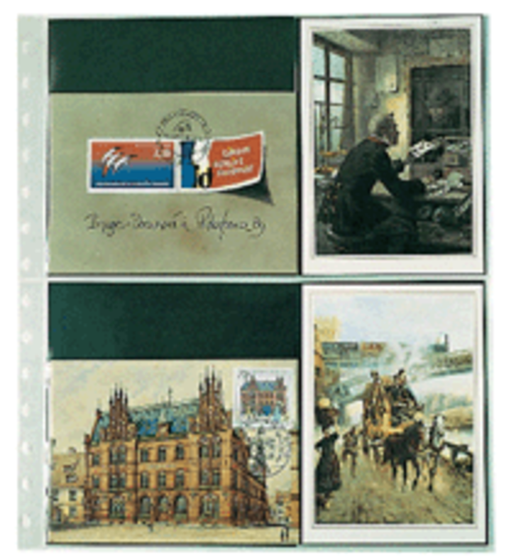 Feuilles de cartes postales pour classeurs Favorit