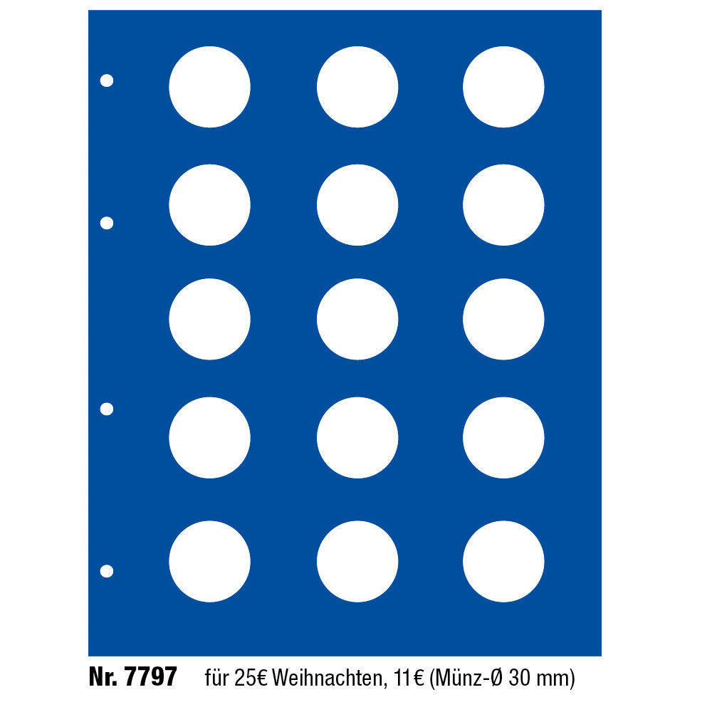 TOPset feuille de complément neutre Ø 30mm pour 15 pièces