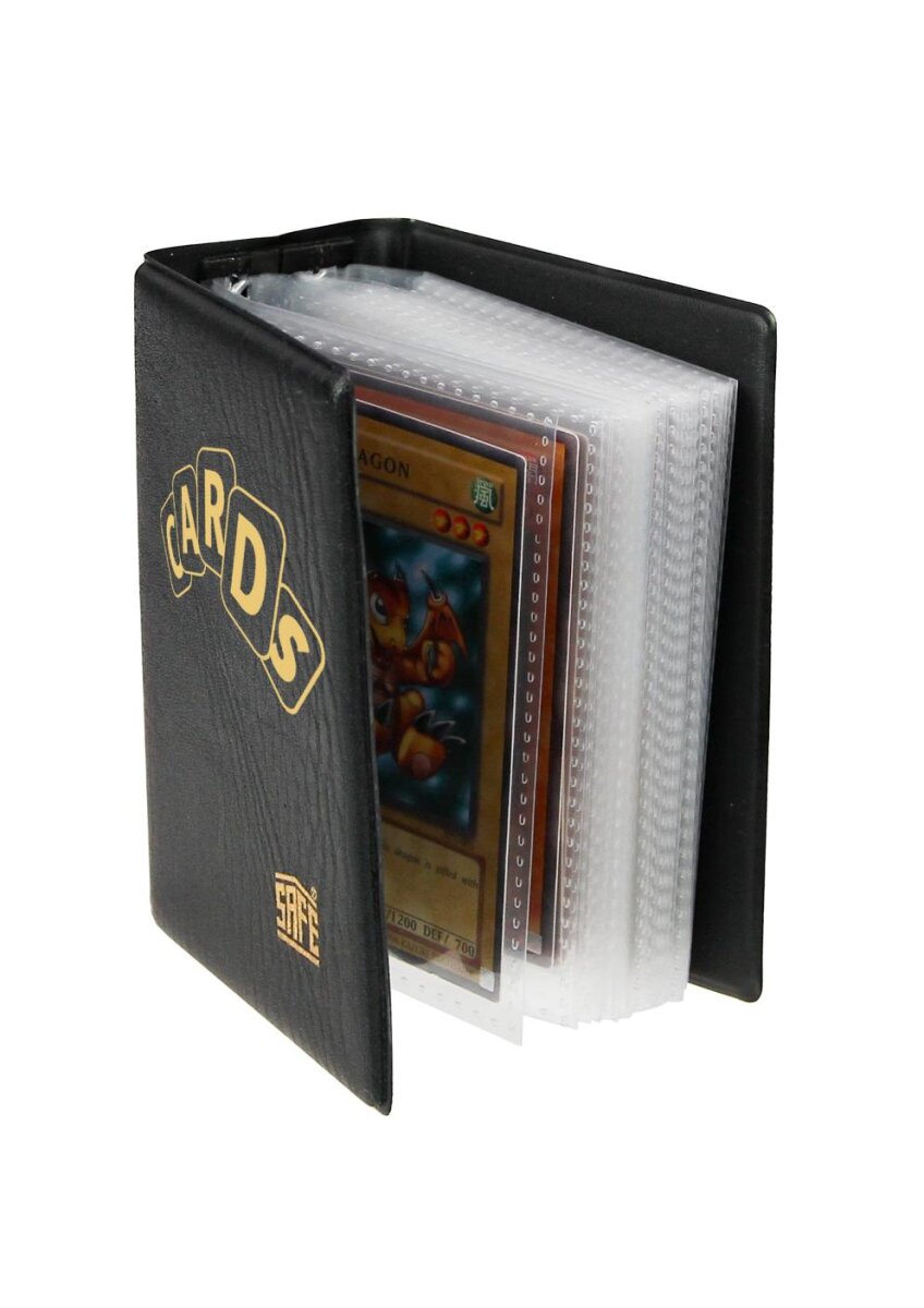 Album de poche pour « Trading Cards » Couverture noir