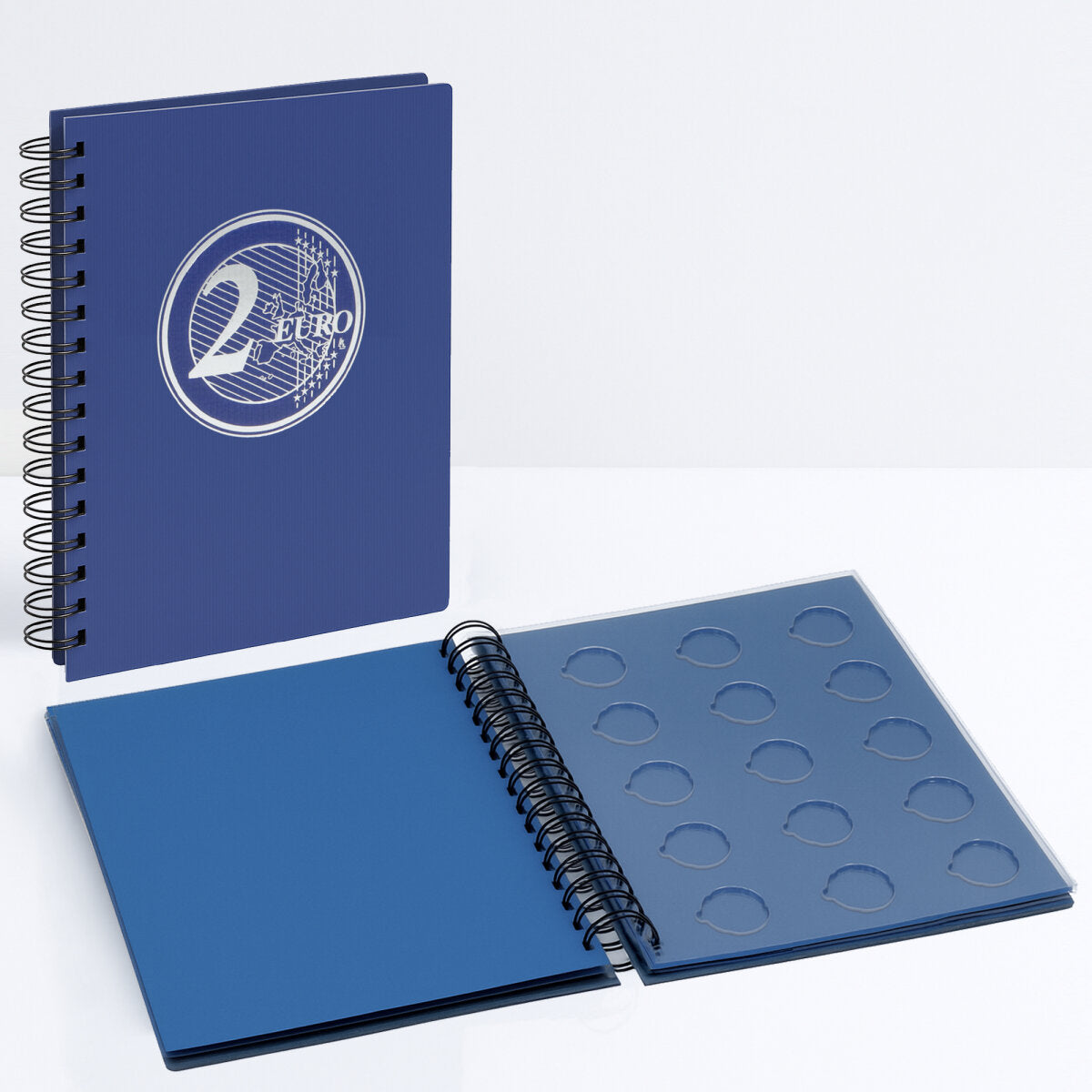 Album spiralé TOPset bleu 2 Euro