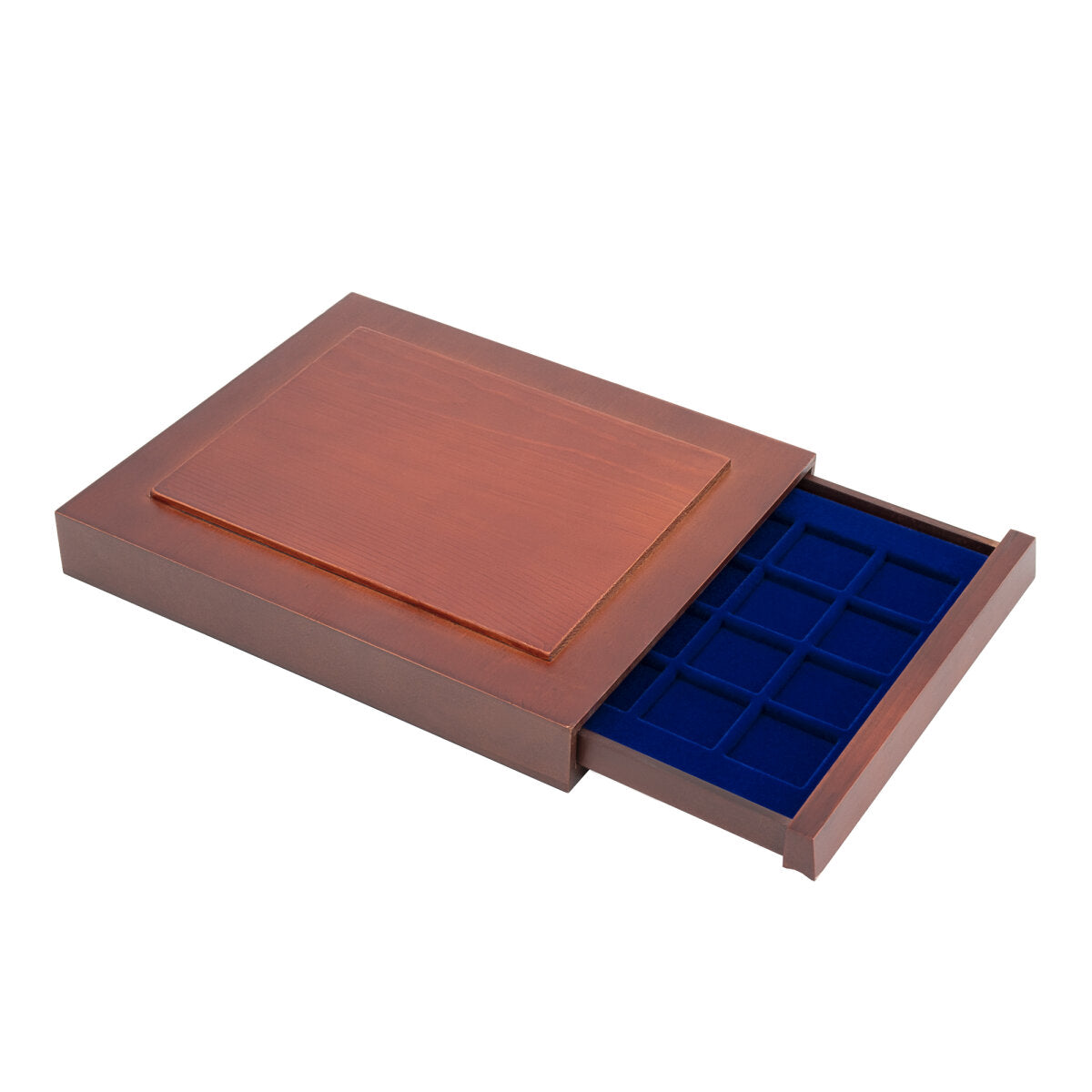 NOVA - Tiroirs en bois exquis – 24 x 33 mm Ø, (par exemple 2€ en capsules)