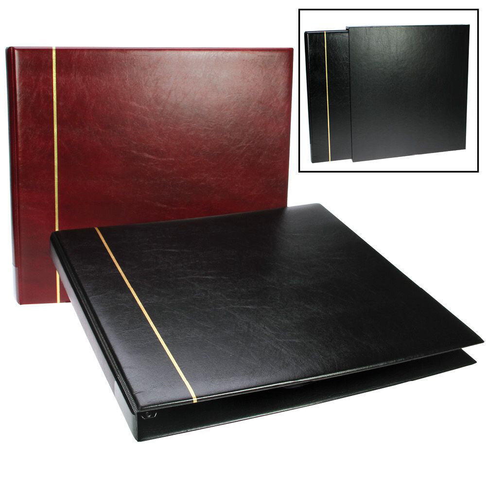 Album de cartes postales grand format 1317-5 classeur noir avec cassette de protection