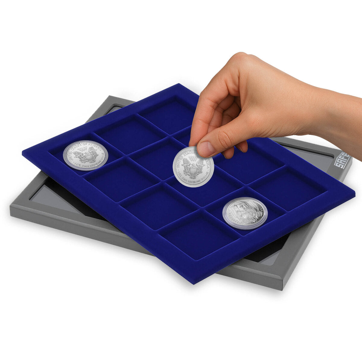 COIN Box n° 8348 12 x 48 mm Ø, (quadratisch)