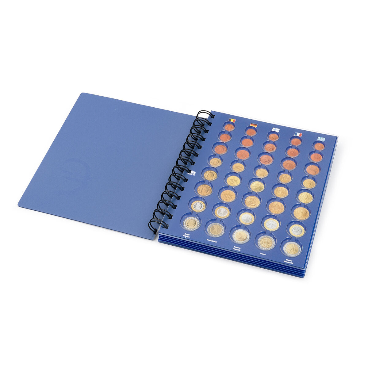 Album Euro en spirale € -sets Topset
