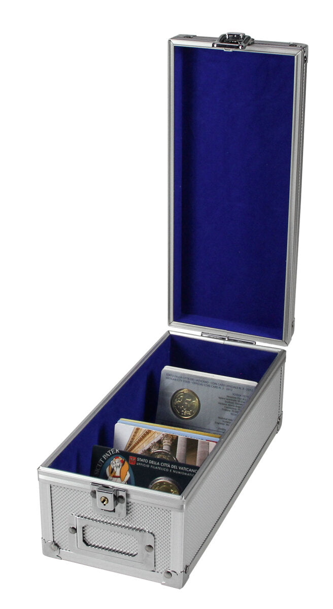 Coffret en aluminium pour cartes de monnaie