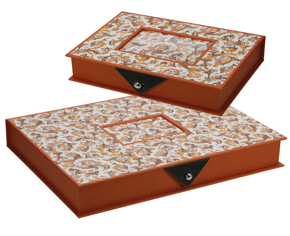Coffre Leonardo orange : 4008, grand