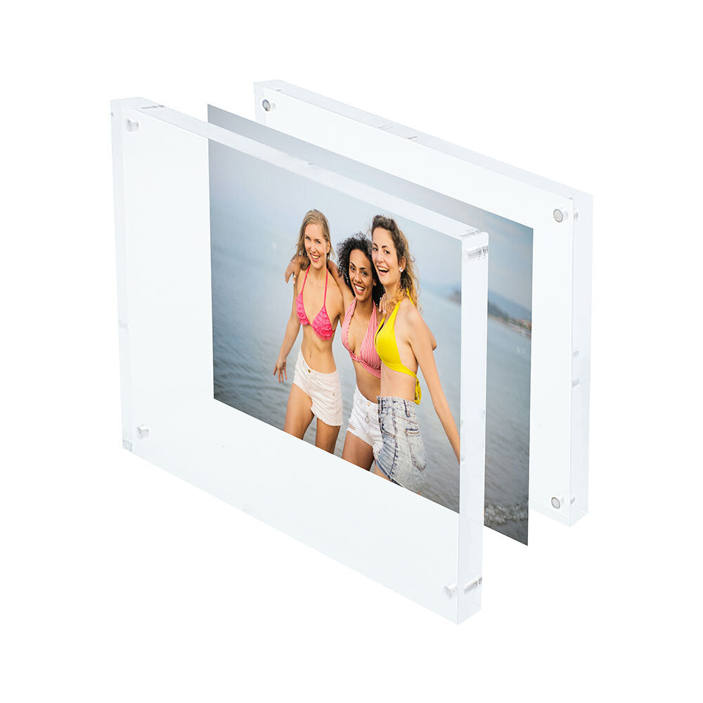 Cadre en acrylique pour cartes postales/photos : n° 5106 165 x 115 x 20 mm