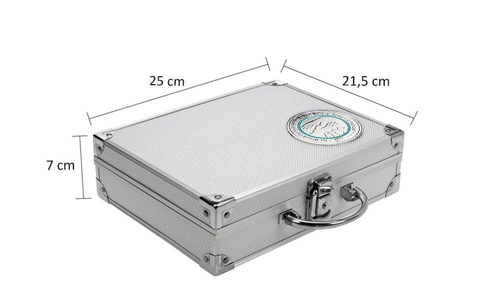 Valise pour pièces de 10€ - Entretien : n° 306 pour 120 pièces avec capsules