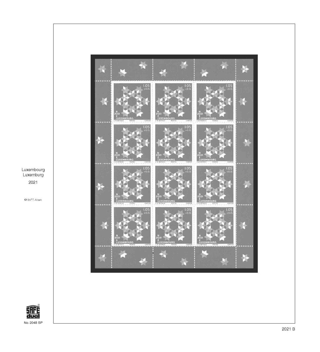 Luxembourg Petit Arc Noël 2021 SAFE dual