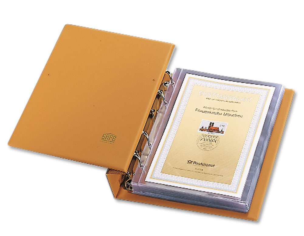 Album compact pour formats A5, par exemple, feuilles de premier jour (ETB) : n° 7882 version luxe marron