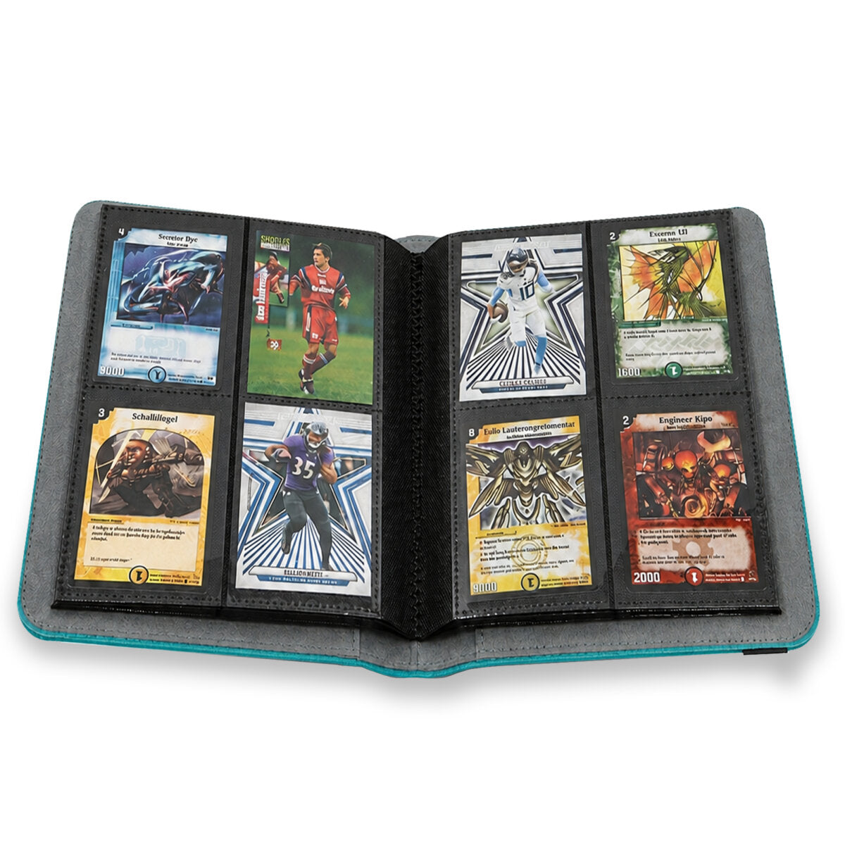 Album de collection « Color 2 x 2 » vert pour cartes à collectionner