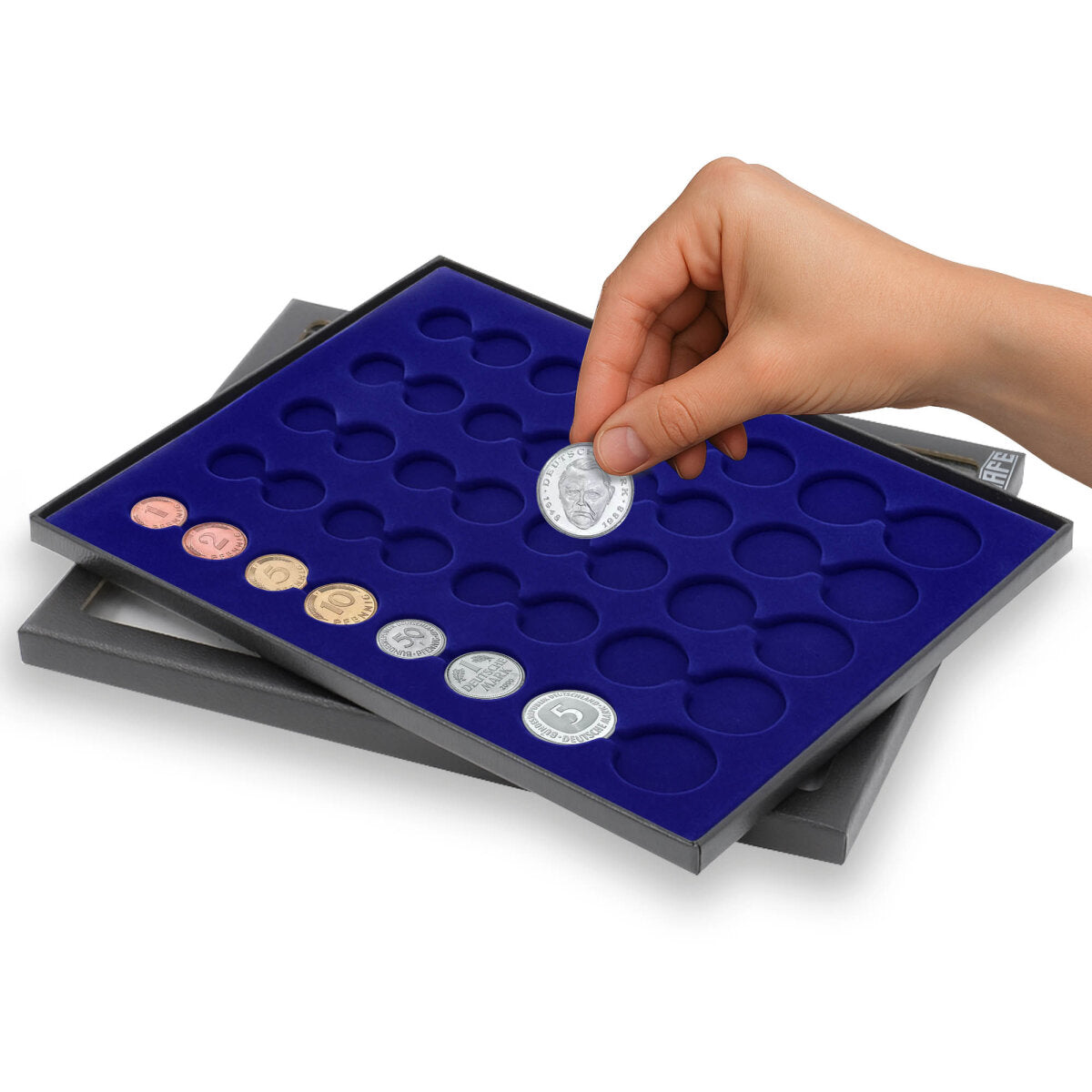 COIN Box n° 8344 5 komplette DM-Sätze (1 Pfg. bis 2 DM)