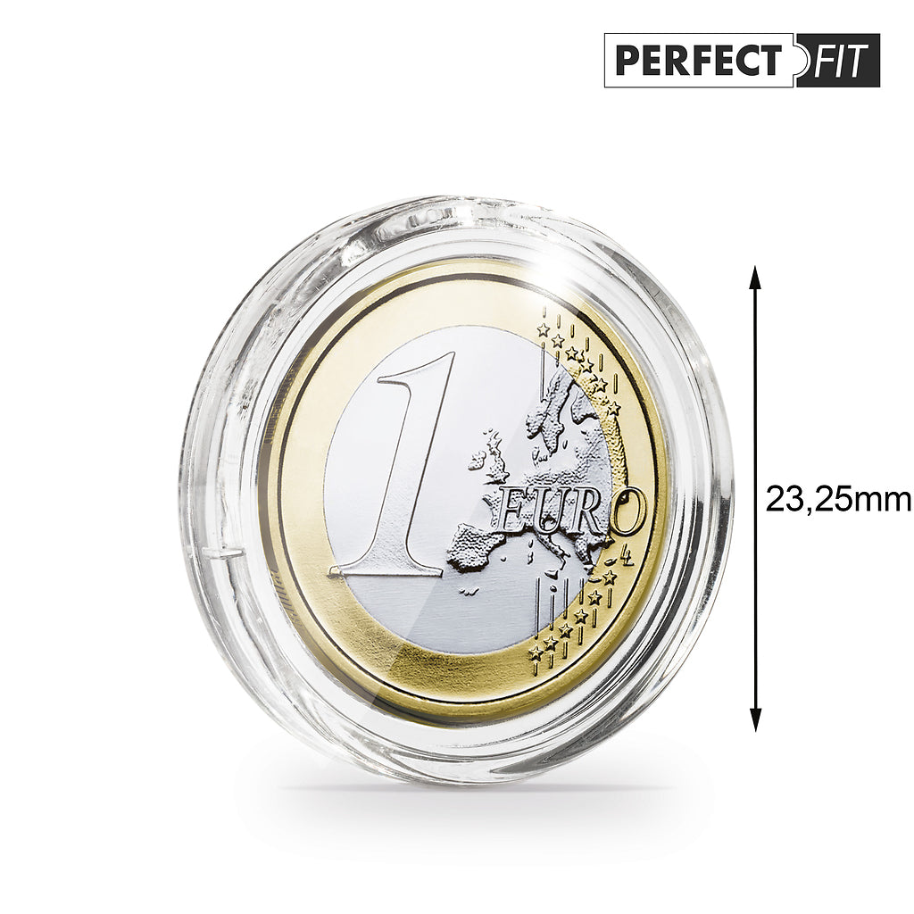 Capsules ULTRA Perfect Fit pour 1 Euro (23,25 mm
