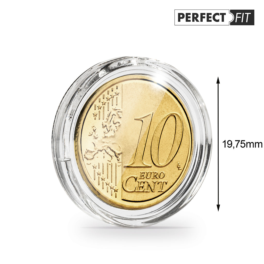 Capsules Ultra Perfect Fit pour 10 Euro-Cent (19,75 mm