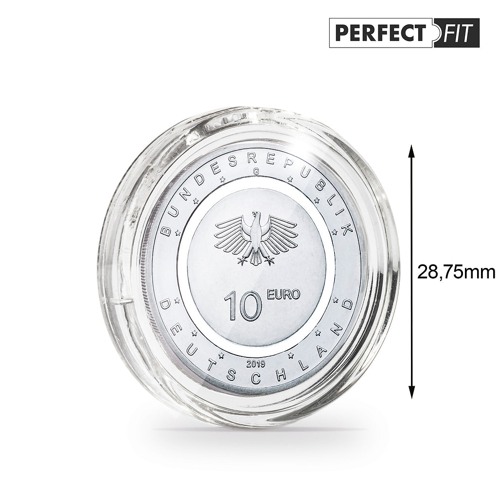 Capsules Ultra Perfect Fit pour allemandes 10 Euro (28,75 mm