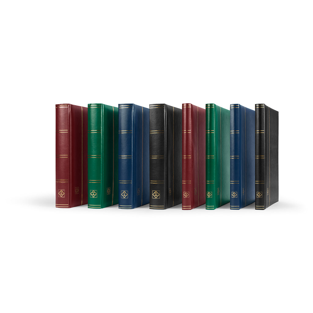 Classeur Comfort, DIN A4, 64 pages, couverture matelassée, couleurs assorties – Noires