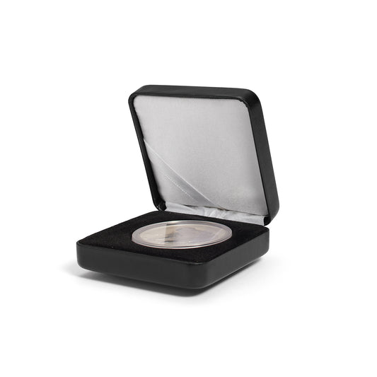 Ecrin Numismatique Nobile pour pièces jusqu'à Ø 46 mm, noir