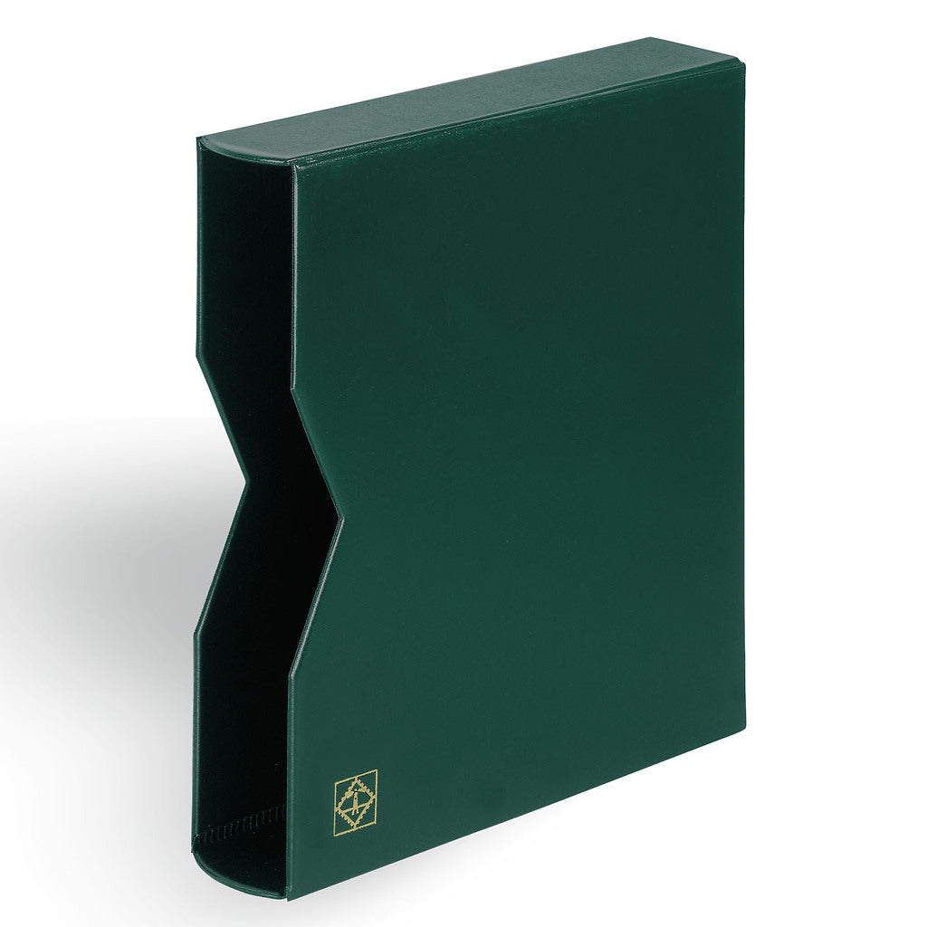 Etui de protection pour reliure á anneaux Optima, design classique – Vert