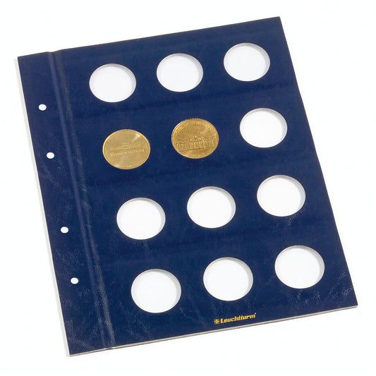 Feuilles numismatiques VISTA,pour médailles touristiques