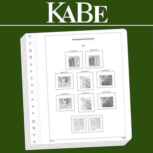 KABE feuilles préimprimées OF République Fédérale d'Allemagne BI-Collect 2020-2024