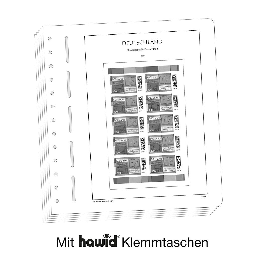 Leuchtturm feuil. compl. SF RFA carnet de timbres 2024
