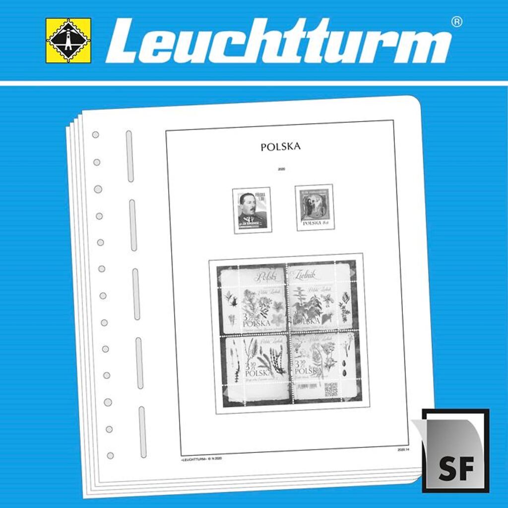 Leuchtturm feuilles complémentaires SF Pologne 2023