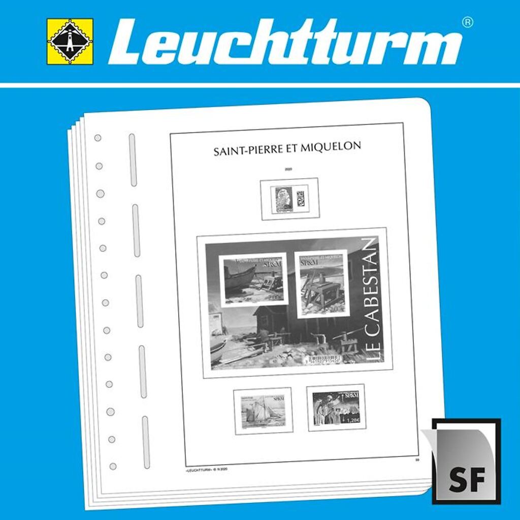 Leuchtturm feuilles complémentaires SF St.Pierre et Miquelon 2023
