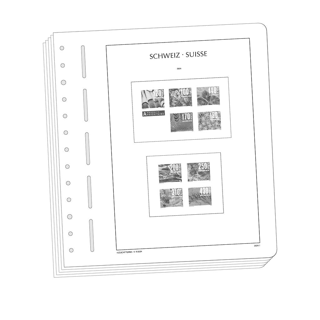 Leuchtturm feuilles complémentaires Suisse 2022