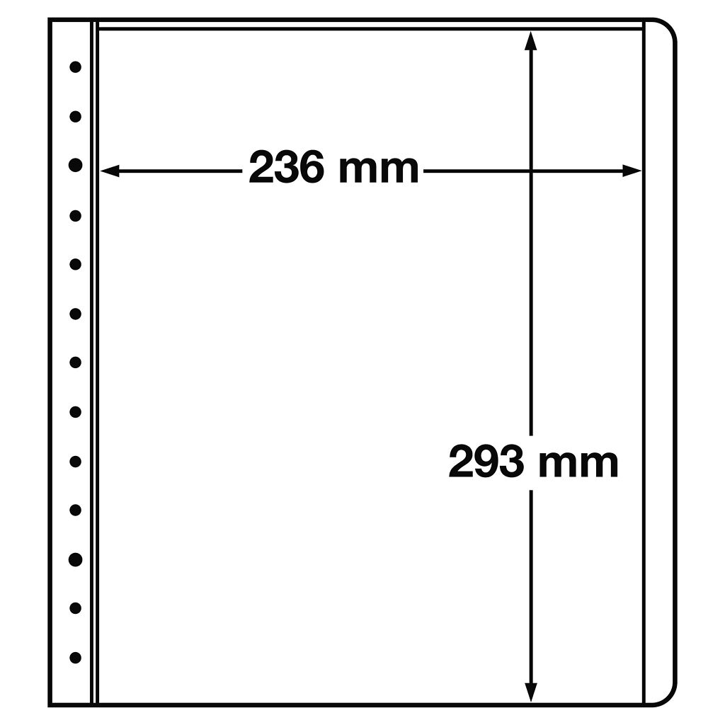 Leuchtturm feuilles neutres LB, 1 Compartiment